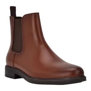 Calvin Klein Men's Fenwick Pull On Chelsea Boots Brown Size 10
