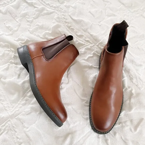 Calvin Klein Men's Fenwick Pull On Chelsea Boots Size 8
