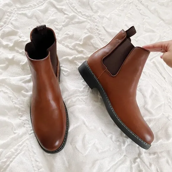 Calvin Klein Men's Fenwick Pull On Chelsea Boots Size 8