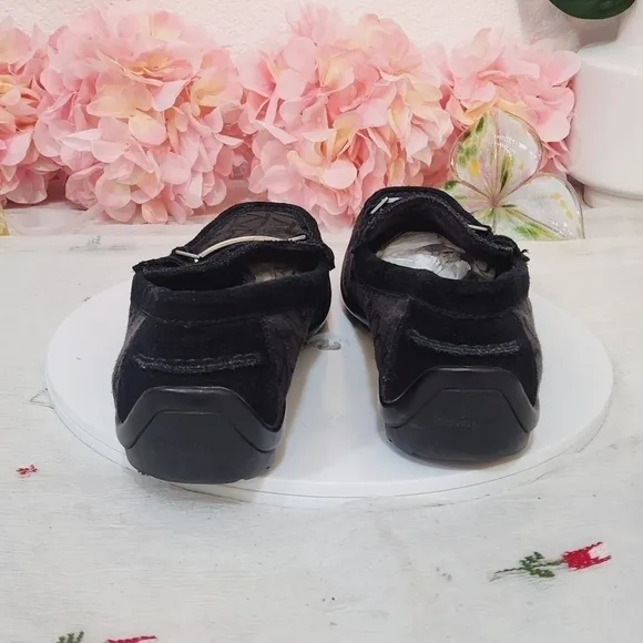 Calvin Klein Merek Driving Loafers Black CK Logo Size: 8