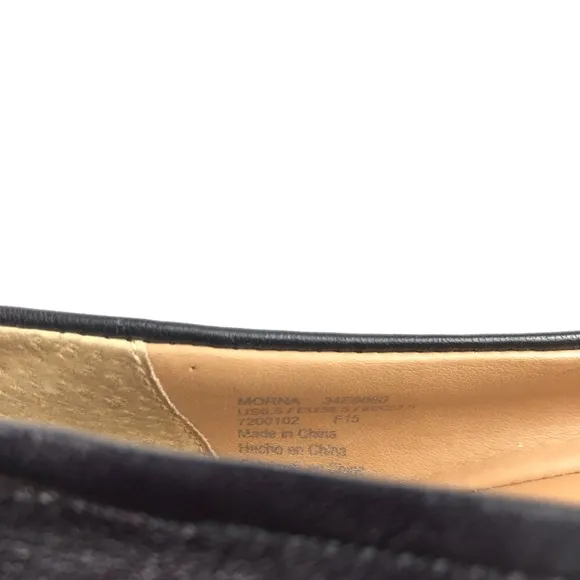 Calvin Klein Morna Dame RoundToe Leather Flats 6.5