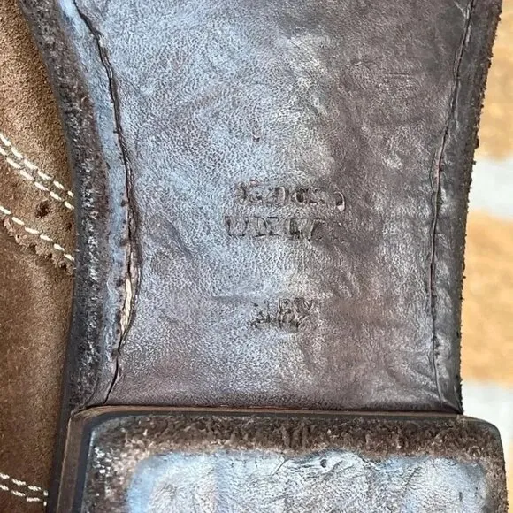 Calzoleria Toscana Wingtip chelsea boots 8.5