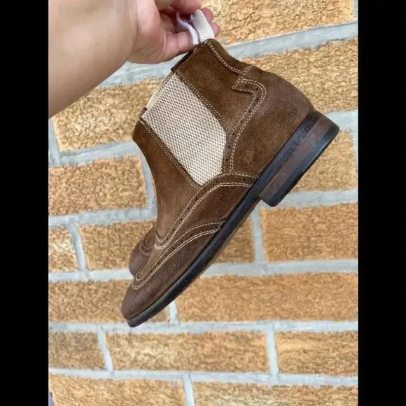 Calzoleria Toscana Wingtip chelsea boots 8.5