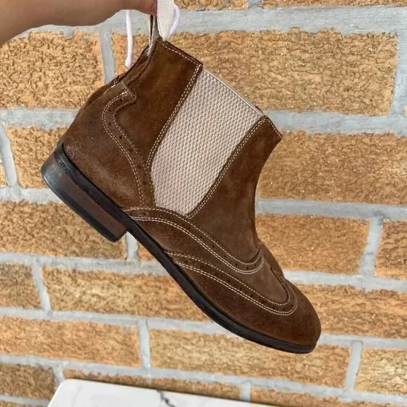 Calzoleria Toscana Wingtip chelsea boots 8.5