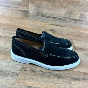 Campanile Collection  311 Tapya  Men's Shoes loafers suede Withe Black