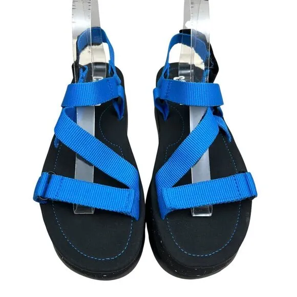 'Camper Oruga Platform Sandal Chunky Sole Strappy Blue Black Size EUR‎ 41 US11