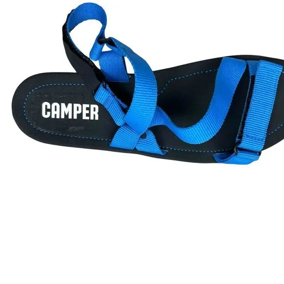 'Camper Oruga Platform Sandal Chunky Sole Strappy Blue Black Size EUR‎ 41 US11