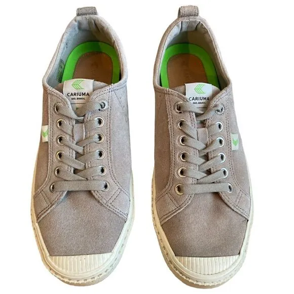 CARIUMA OCA Mens Low-Top Mystic Gray Canvas Sneakers