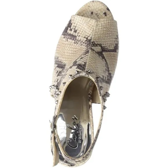 Carlos Santana Marcia City Womens Natural Sandals