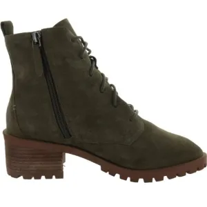 Caskon Women Keaton Green Suede Boots