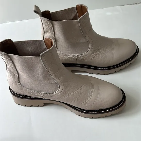 Caslon Miller Leather Chelsea Water Resistant Boots