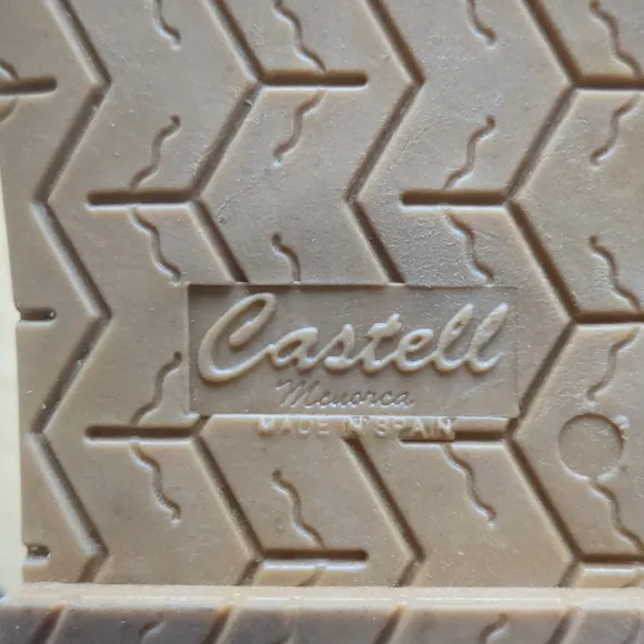 Castell Menorca Sandals Size 41 White Embroidered
