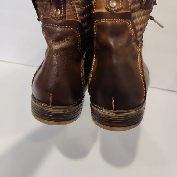 Cetti Men's Leather Combat boots