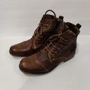 Cetti Men's Leather Combat boots