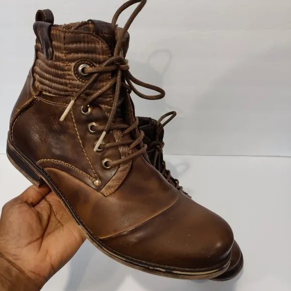 Cetti Men's Leather Combat boots