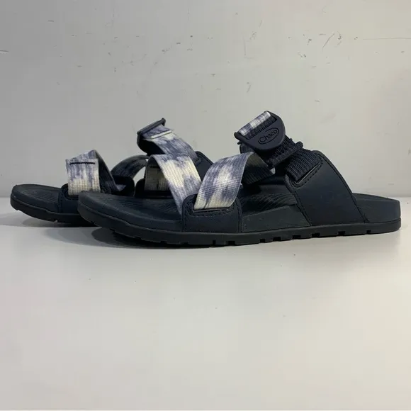 Chaco Chillos Slip On Slides Blue White Tie Dye Sandals Shoes Women’s Size 8