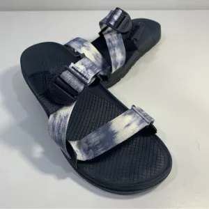 Chaco Chillos Slip On Slides Blue White Tie Dye Sandals Shoes Women’s Size 8