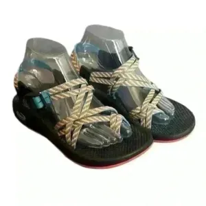 CHACO FIESTA ZX/2 CLASSIC DOUBLE STRAP MULTI-COLOR SPORT SANDALS WOMEN'S SZ 9