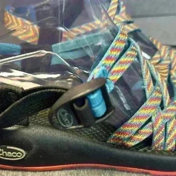 CHACO FIESTA ZX/2 CLASSIC DOUBLE STRAP MULTI-COLOR SPORT SANDALS WOMEN'S SZ 9
