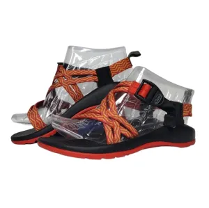 Chaco Rainbow Orange Slip On Strap Up Kids Sandals