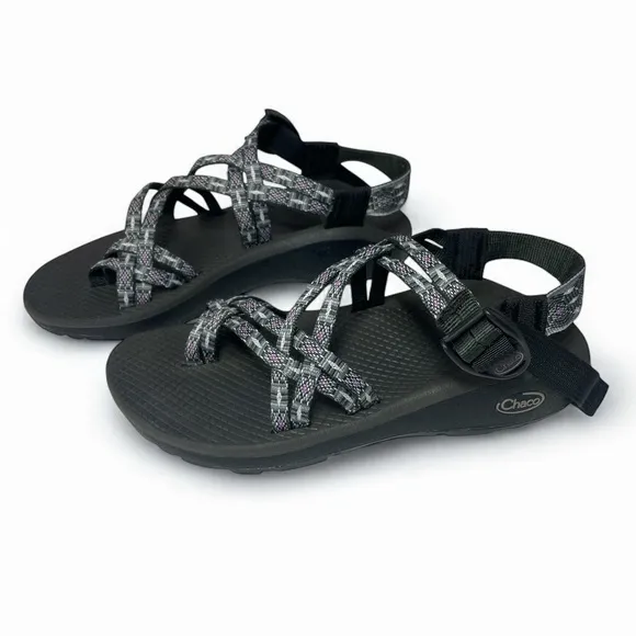 Chaco |‎ Z Cloud Dual Braided Strap Sandals Purple Diamond Embroidered Strap