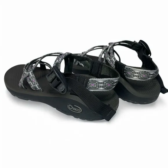 Chaco |‎ Z Cloud Dual Braided Strap Sandals Purple Diamond Embroidered Strap