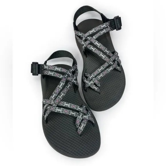 Chaco |‎ Z Cloud Dual Braided Strap Sandals Purple Diamond Embroidered Strap