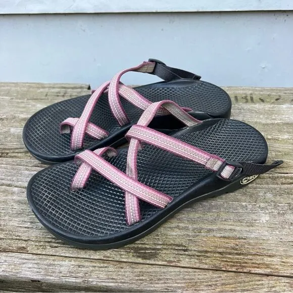 Chaco Zcloud X2 Link Multi Stripe Slide On Sandals Women’s Size 6
