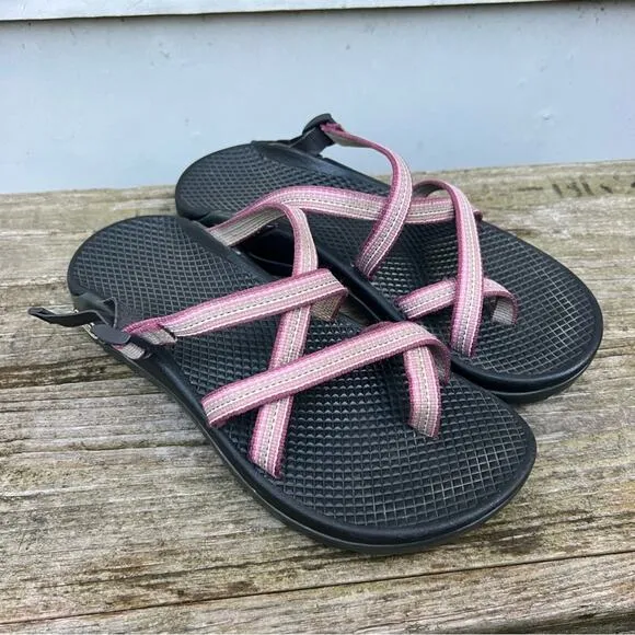 Chaco Zcloud X2 Link Multi Stripe Slide On Sandals Women’s Size 6