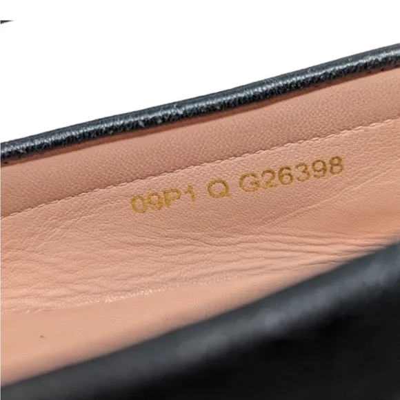 CHANEL Black Flats with Iconic CC Logo