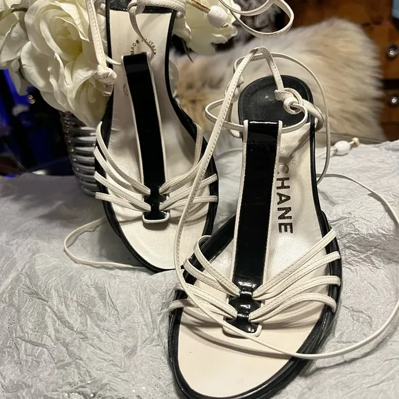 Chanel strap sandals