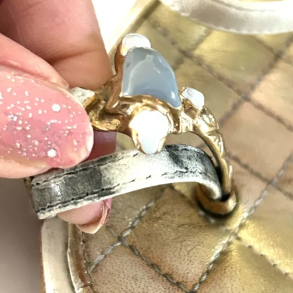 Chanel vintage sandals price is firm thank you