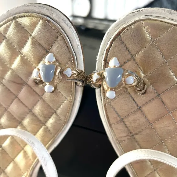 Chanel vintage sandals price is firm thank you