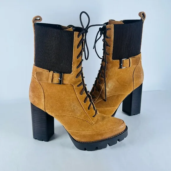 Charles David Gimmick Combat Boot Size 7.5