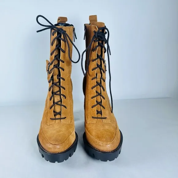 Charles David Gimmick Combat Boot Size 7.5