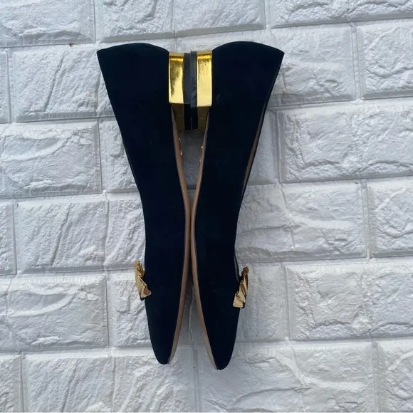 Charlotte Olympia Ballerina suede flats size 9.5