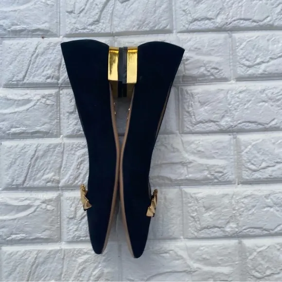 Charlotte Olympia Ballerina suede flats size 9.5