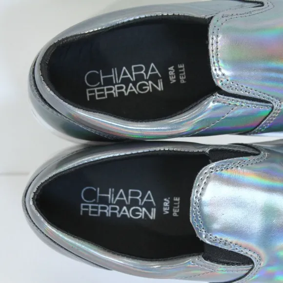 Chiara Ferragni Emoji Sneakers sz 36 Platform Shoe