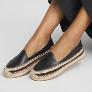 CHICOS Crochet Slip On Flats