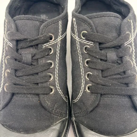 Chinese Laundry chunky Y2K platform canvas sneakers contrast stitching Sz 10