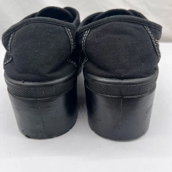Chinese Laundry chunky Y2K platform canvas sneakers contrast stitching Sz 10