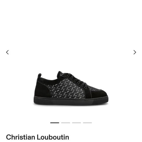 Christian Louboutin Black low Top Sneakers