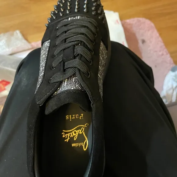 Christian Louboutin Black low Top Sneakers