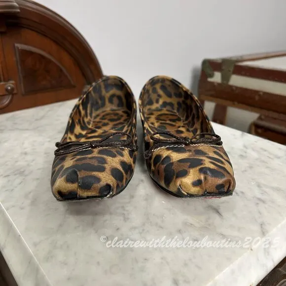 Christian Louboutin Mamadrague Print Ballet Flats size 39