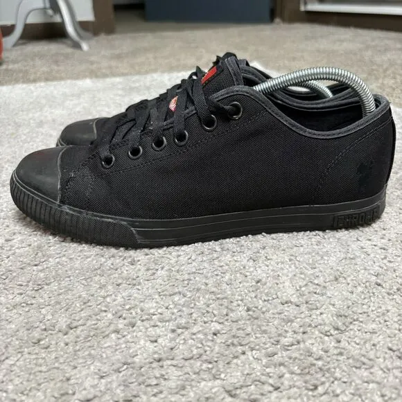 Chrome Industries Kursk Low Top Canvas  Lace Up Black Sneakers Mens Size 11.5