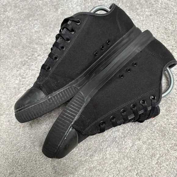Chrome Industries Kursk Low Top Canvas  Lace Up Black Sneakers Mens Size 11.5