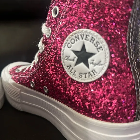 Chuck Taylor All Star Lift Platform Glitter High Tops