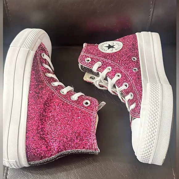 Chuck Taylor All Star Lift Platform Glitter High Tops