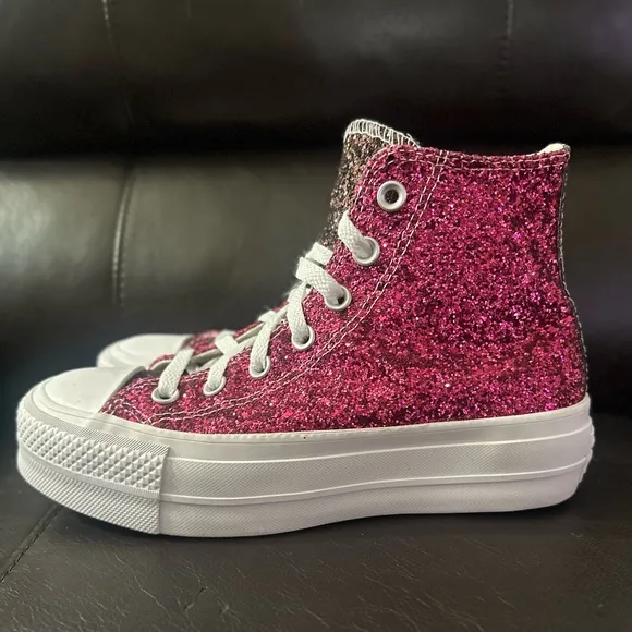Chuck Taylor All Star Lift Platform Glitter High Tops