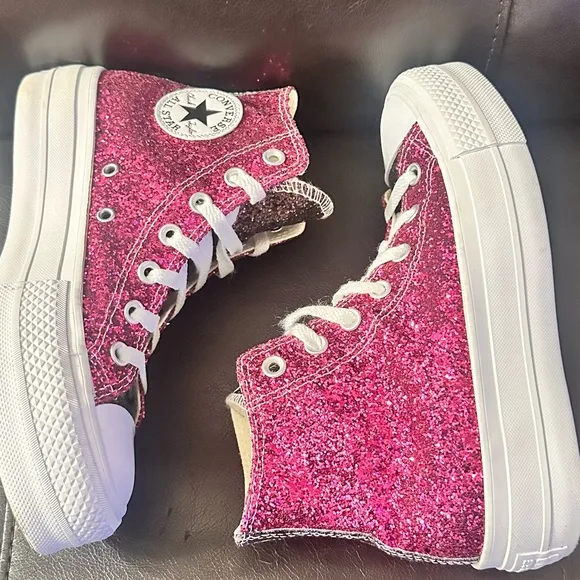 Chuck Taylor All Star Lift Platform Glitter High Tops